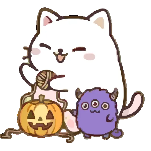 🎃 Эмодзи «Cute Kitty» для Telegram