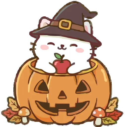 🎃 Эмодзи «Cute Kitty» для Telegram