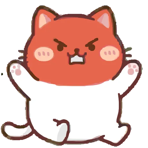 😡 Эмодзи «Cute Kitty» для Telegram