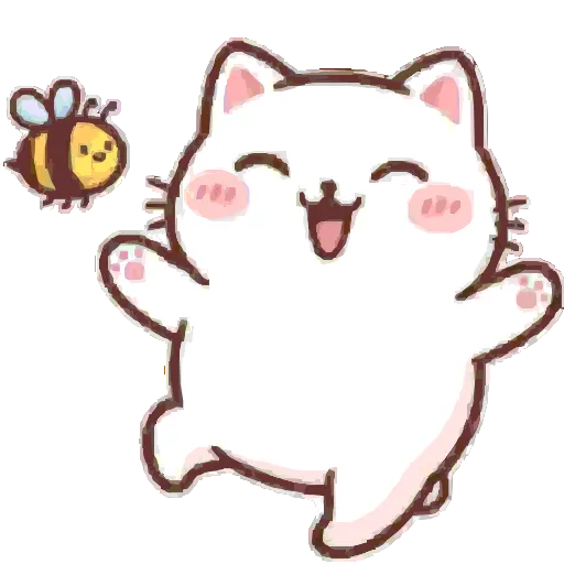 🐝 Эмодзи «Cute Kitty» для Telegram