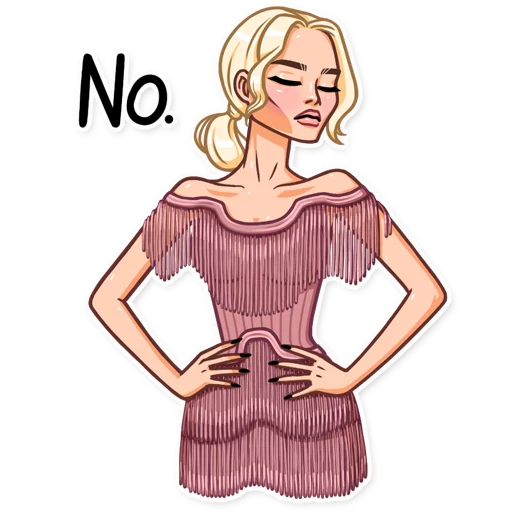 😠 Стикер «Miss Alena» для Telegram