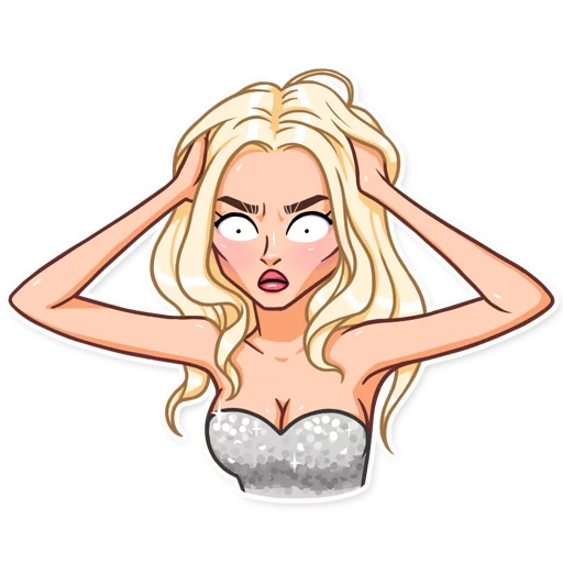 😳 Стикер «Miss Alena» для Telegram