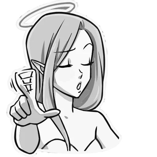 🙅‍♀️ Эмодзи «ЧБ Ангелица» для Telegram
