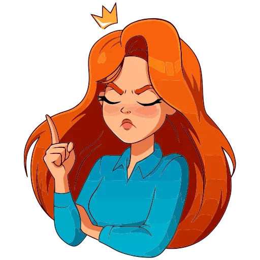 👸 Эмодзи «Мисс Бомбори» для Telegram