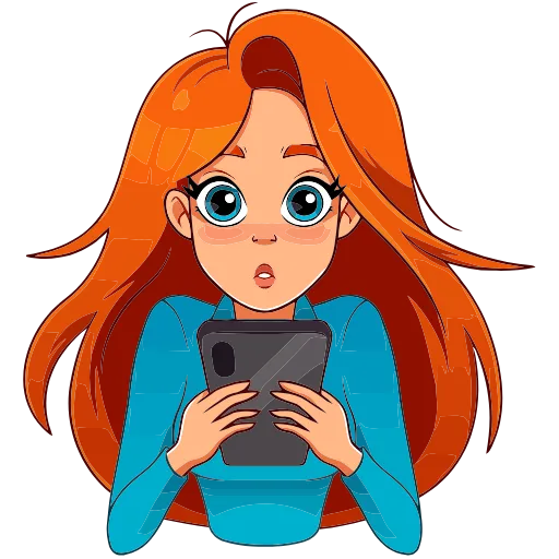 😯 Эмодзи «Мисс Бомбори» для Telegram