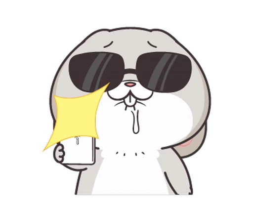 😎 Стикер «Miss Rabbit» для Telegram