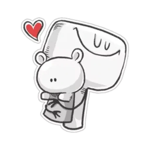 🙂 Стикер «Дудл» для Telegram