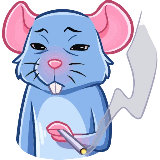 🚬 Эмодзи «Мистер Крыс» для Telegram