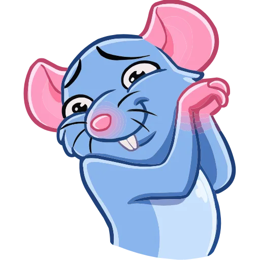 ☺️ Эмодзи «Мистер Крыс» для Telegram