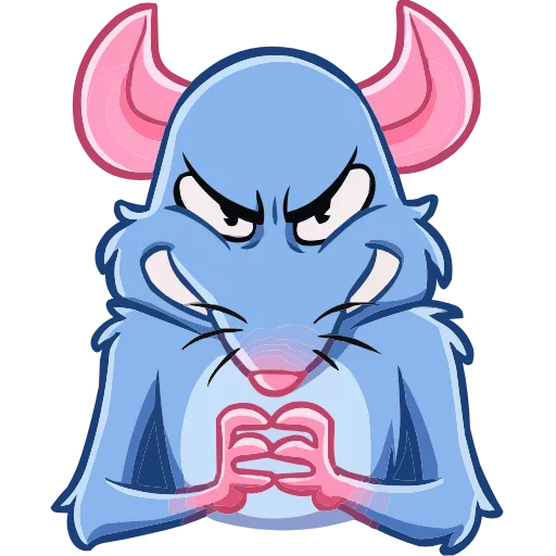 😈 Эмодзи «Мистер Крыс» для Telegram