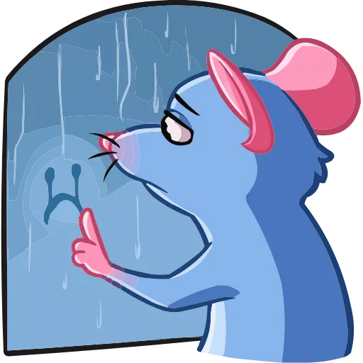 ☹️ Эмодзи «Мистер Крыс» для Telegram
