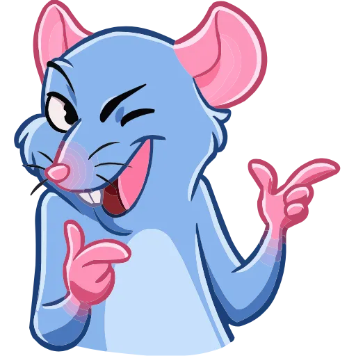 😉 Эмодзи «Мистер Крыс» для Telegram
