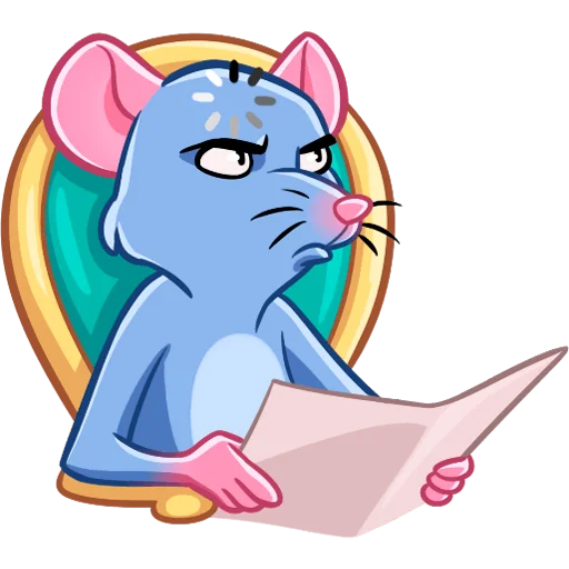 🫥 Стикер «Мистер Крыс Без Текста» для Telegram
