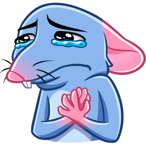 😭 Стикер «Мистер Крыс Без Текста» для Telegram