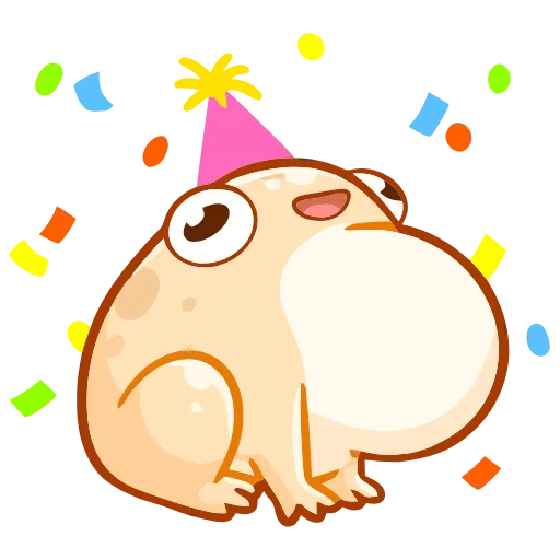 🥳 Эмодзи «Мистер Жабка» для Telegram