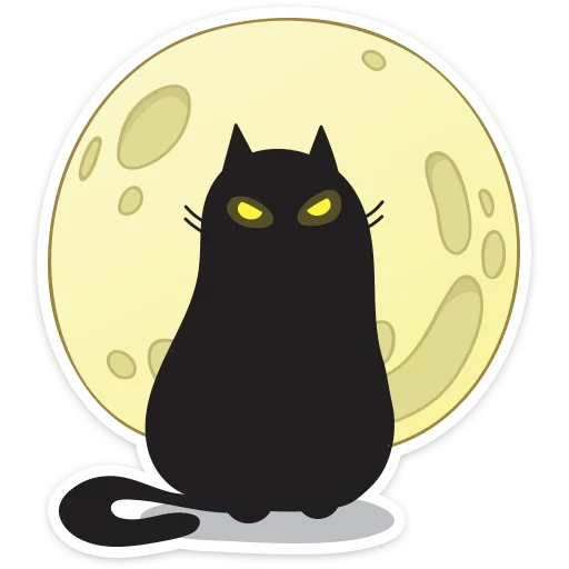 🌕 Стикер «Мисти» для Telegram