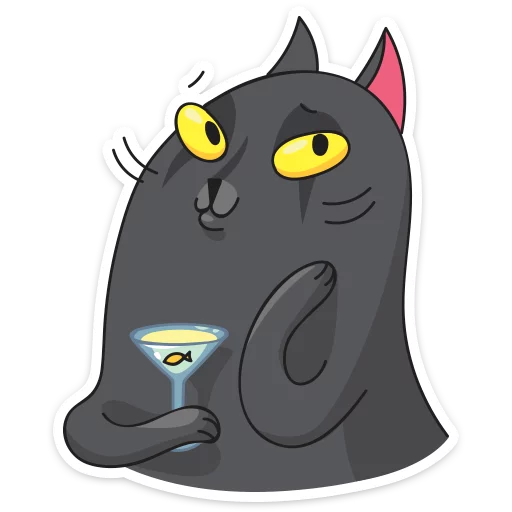 🍸 Стикер «Мисти» для Telegram