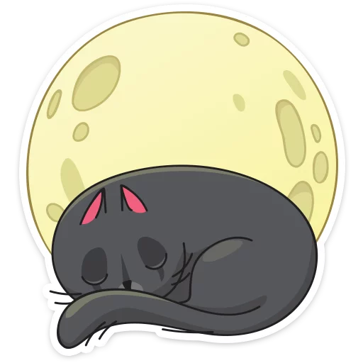😴 Стикер «Мисти» для Telegram