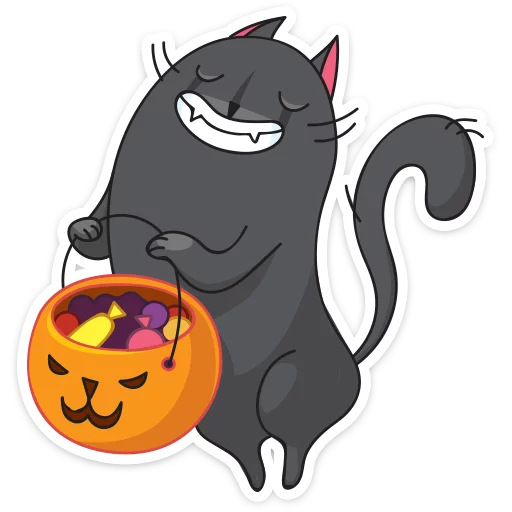 🎃 Стикер «Мисти» для Telegram