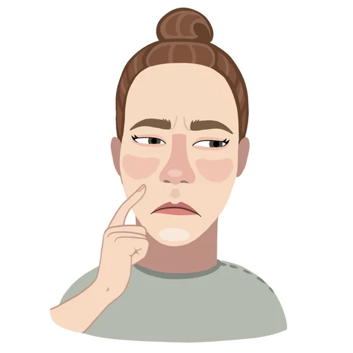 😑 Стикер «Митрошина» для Telegram