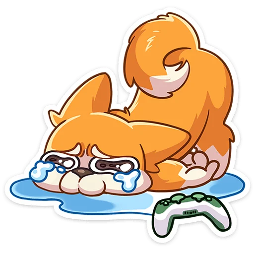 😭 Стикер «Замешай перерыв» для Telegram