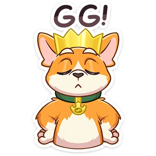 🤴 Стикер «Замешай перерыв» для Telegram