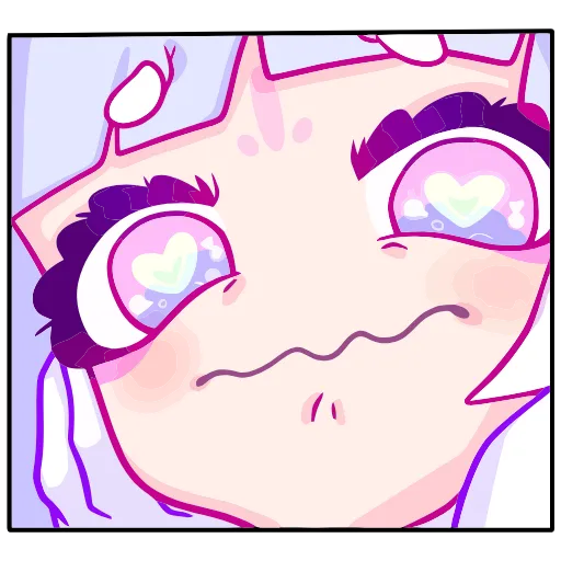 ❤ Эмодзи «Мизу» для Telegram