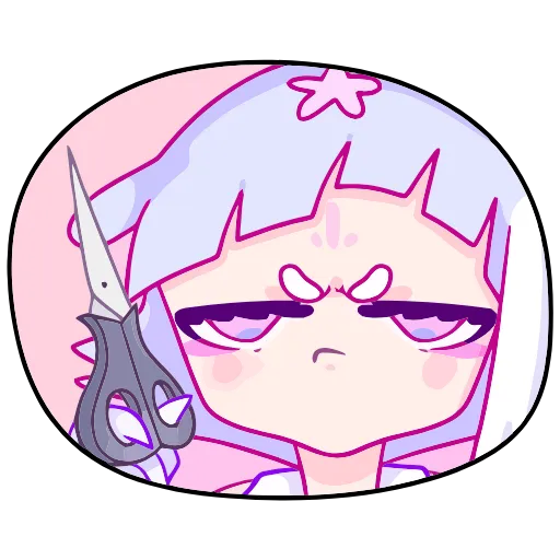 😠 Эмодзи «Мизу» для Telegram