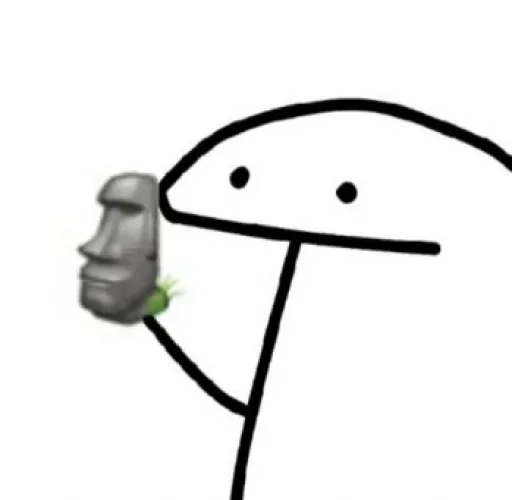 🗿 Стикер «Будні екологів» для Telegram