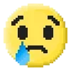 😢 Эмодзи «Пиксельные» для Telegram