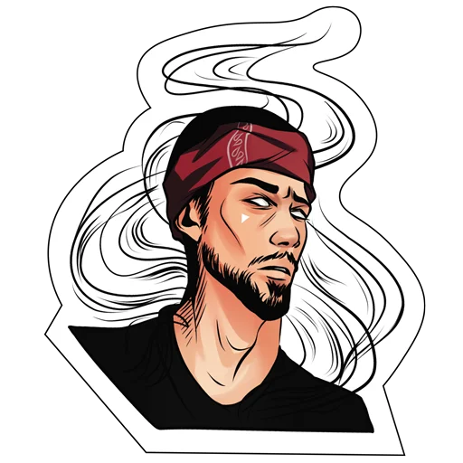 Стикерпак MNOGOZNAAL X GLOBAL RAVE для Telegram — скачать