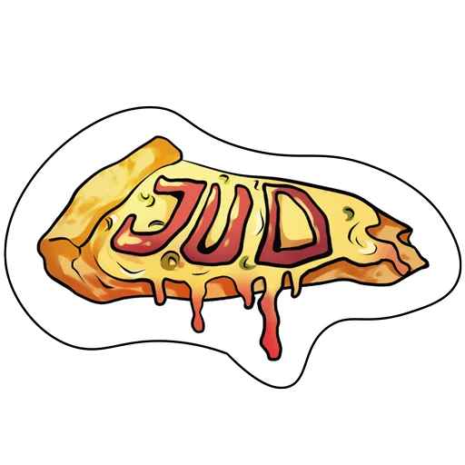 🍕 Стикер «MNOGOZNAAL X GLOBAL RAVE» для Telegram