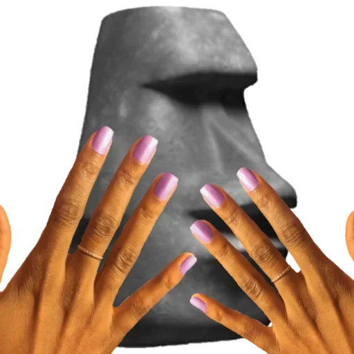 🗿 Стикер «Moai Моаи» для Telegram