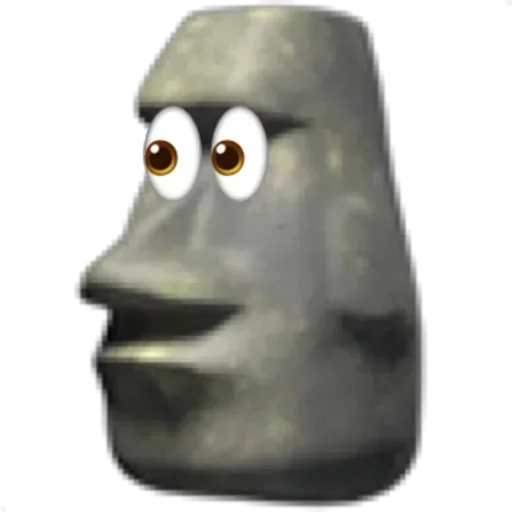 🗿 Стикер «Moai Моаи» для Telegram