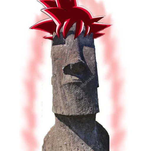 🗿 Стикер «Moai Моаи» для Telegram