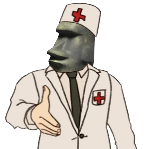 🗿 Стикер «Moai Моаи» для Telegram
