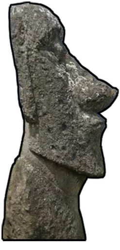 🗿 Стикер «Moai Моаи» для Telegram