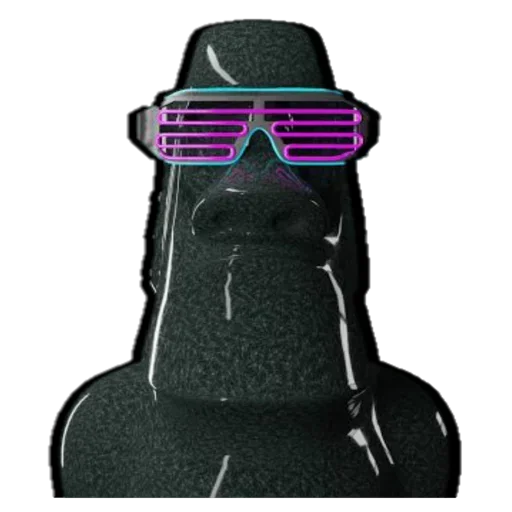 🗿 Стикер «Moai Моаи» для Telegram