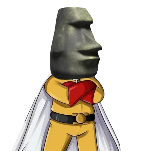 🗿 Стикер «Moai Моаи» для Telegram