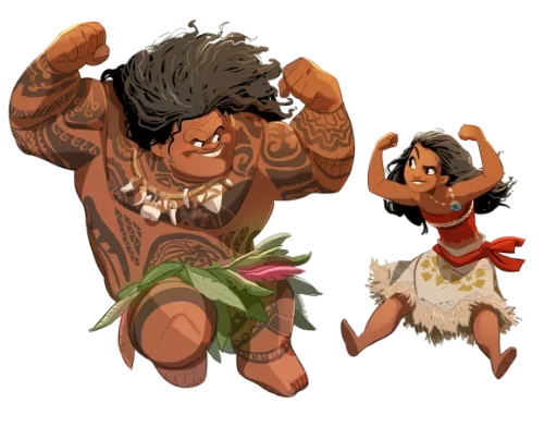 💪 Стикер «Moana / Oceania / Моана» для Telegram