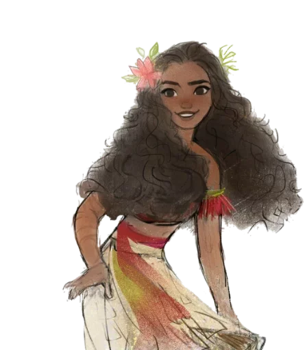 ☺ Стикер «Moana / Oceania / Моана» для Telegram