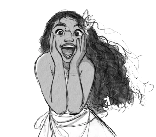 😱 Стикер «Moana / Oceania / Моана» для Telegram