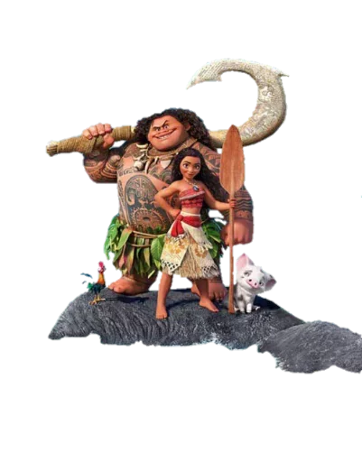 👫 Стикер «Moana / Oceania / Моана» для Telegram