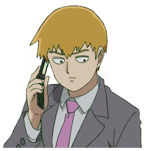 Стикерпак Mob Psycho 100 для Telegram — скачать