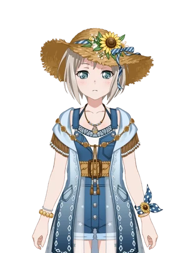 🌻 Стикер «Moca Aoba» для Telegram