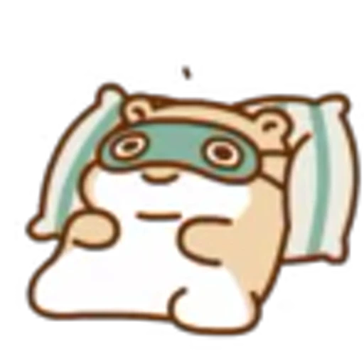 😴 Эмодзи «Mochi Hamster» для Telegram