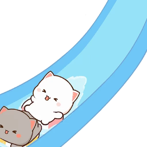 🏄 Стикер «mochi peach cats» для Telegram