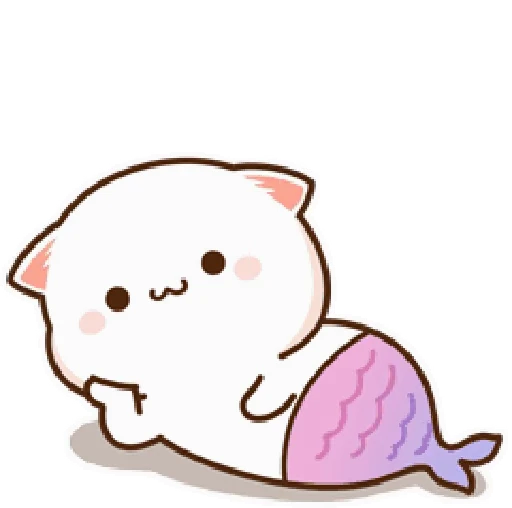 🧜‍♀ Стикер «mochi peach cats» для Telegram