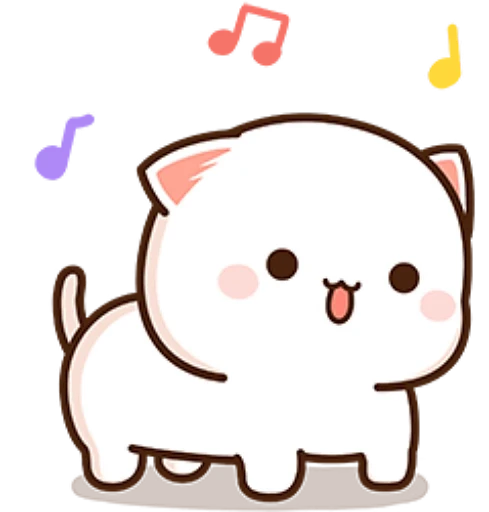💃 Стикер «mochi peach cats» для Telegram