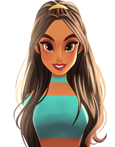 👸 Стикер «?‍modern disney?‍» для Telegram